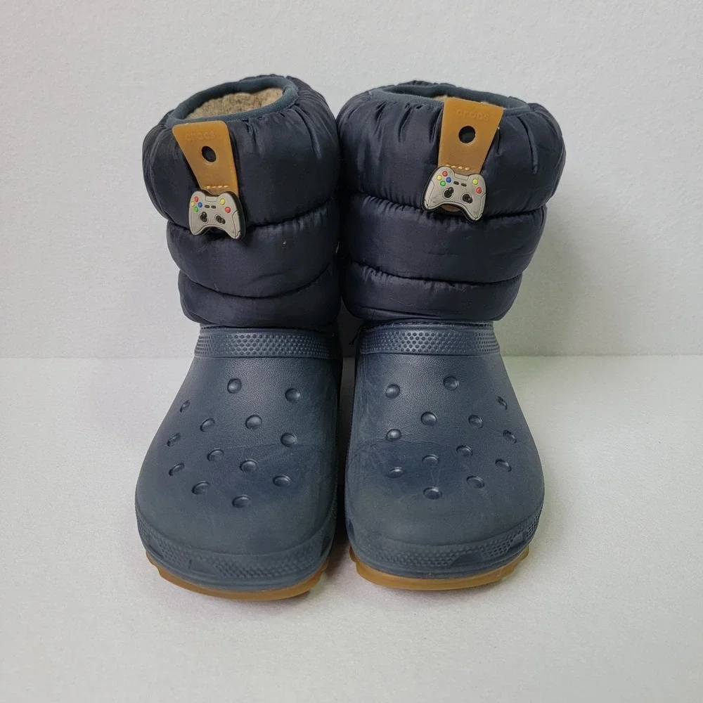 CROCS CLASSIC NEO PUFF WINTER SNOW RAIN INSULATED BOOT Size 1j Puffer Jibbets‎